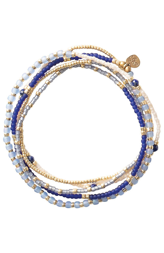 Armband Respect Lapis Lazuli Goud Blauw 1