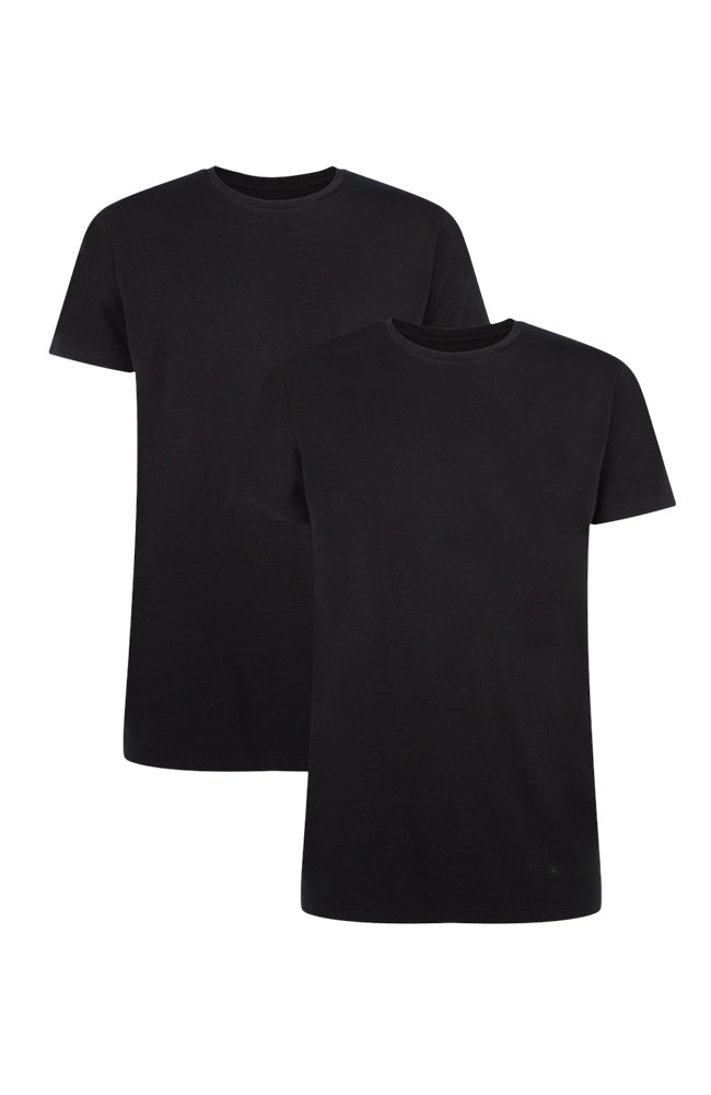 T-Shirts 2-Pack Zwart 1