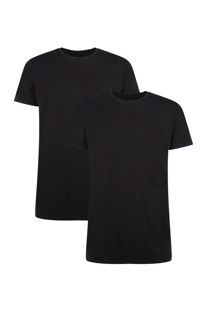 T-Shirts 2er-Pack Schwarz 1