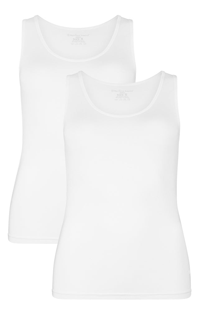 Lot De 2 Tops Sans Manches Blanc 5