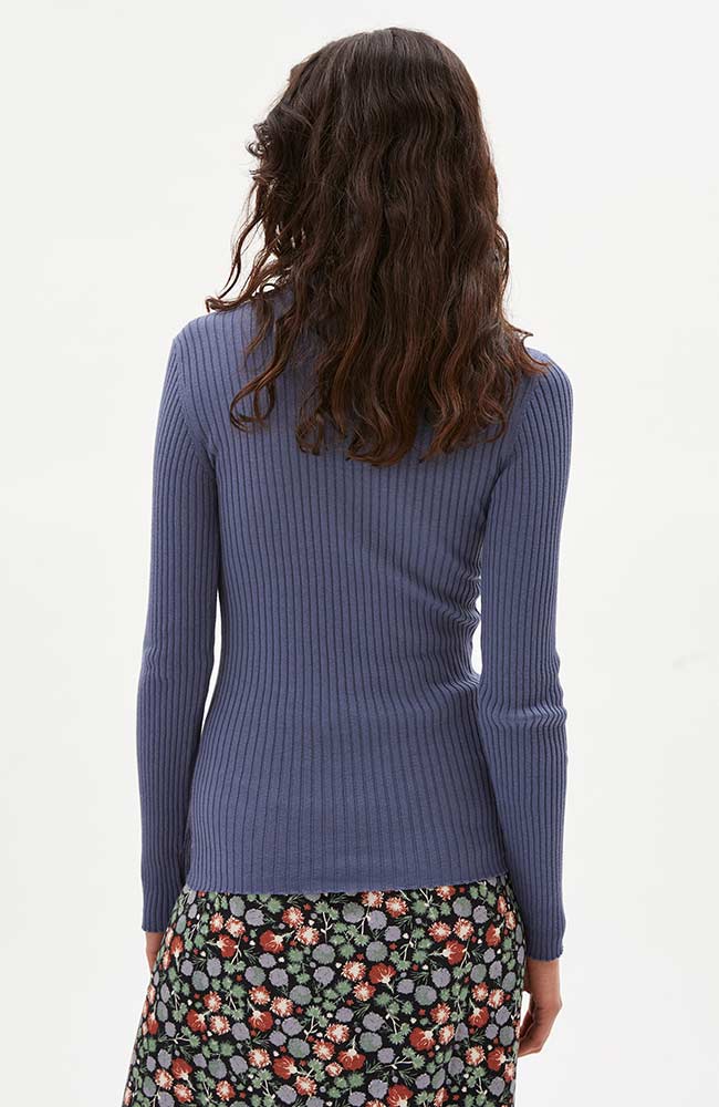 Turtleneck Top Alaani Purple 1