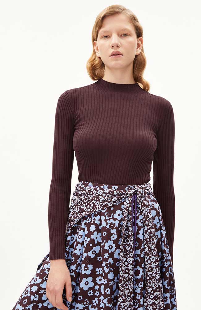 Alaani Turtleneck Fudge Brown 1