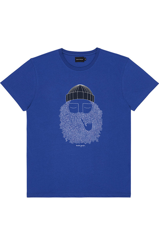 T-Shirt Visser Indigo Blauw 1