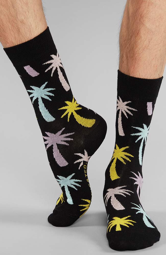 Socken Big Palms Schwarz 5