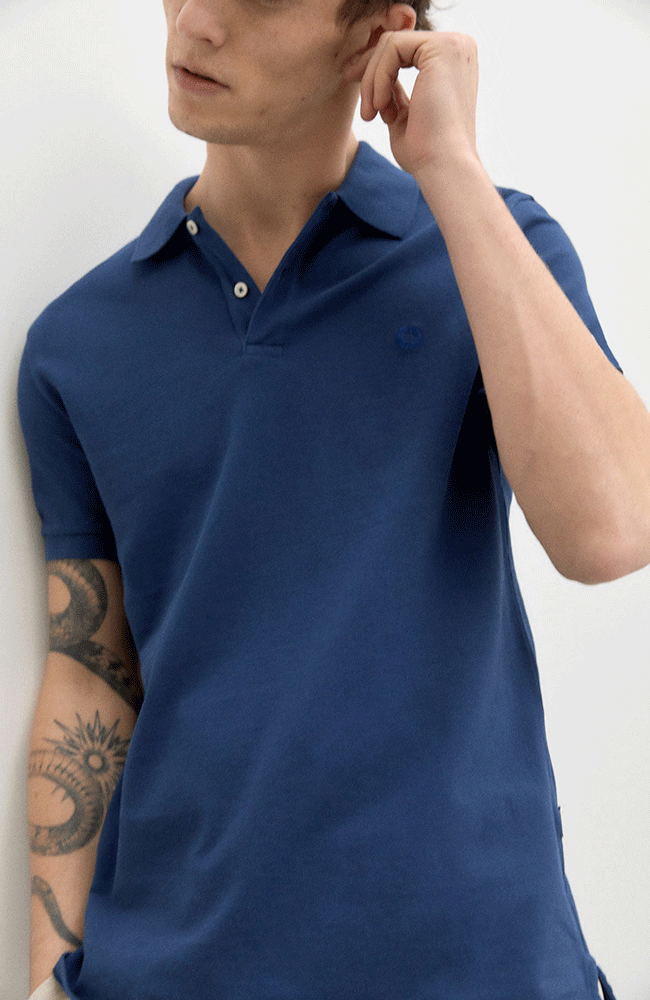 Smart Polo Tedalf Indigo Blauw 1