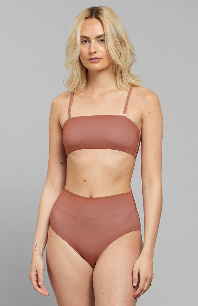 DEDICATED - Bikini Top Alva Copper Brown