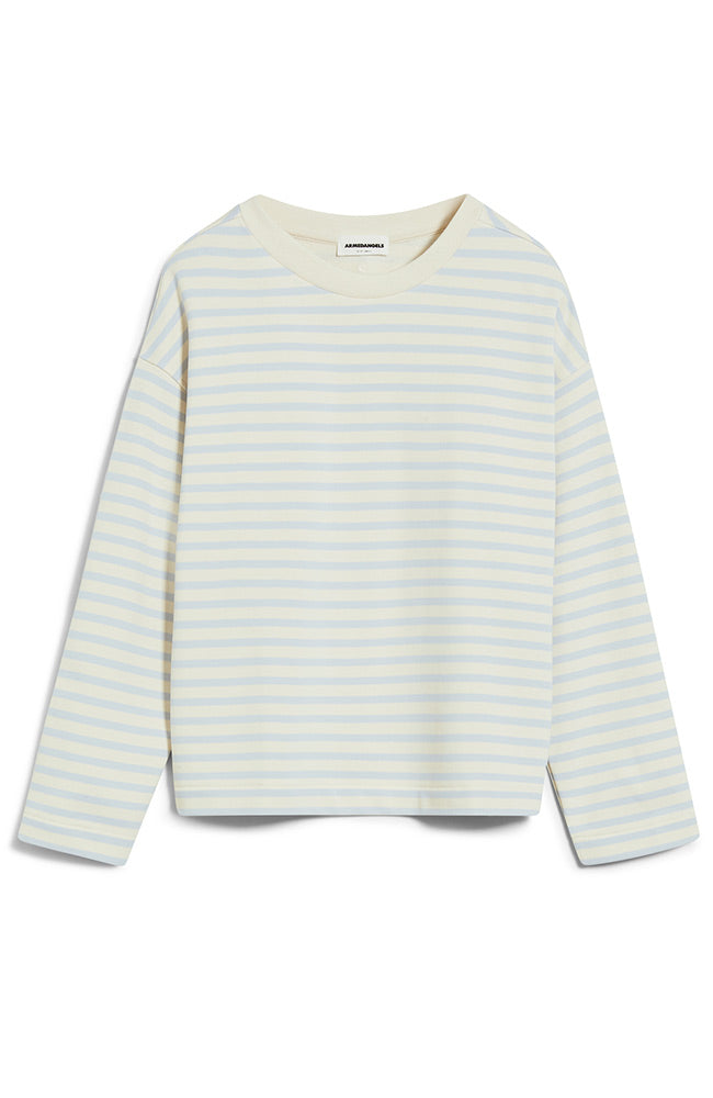 Frankaa Long Sleeve Shirt Stripe Morning Sky 1