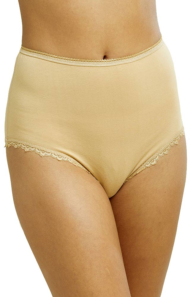 High Waist Briefs Almond 2