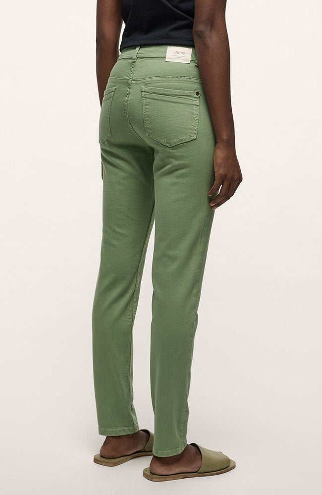 Jeans Hoge Taille Jade Groen 5