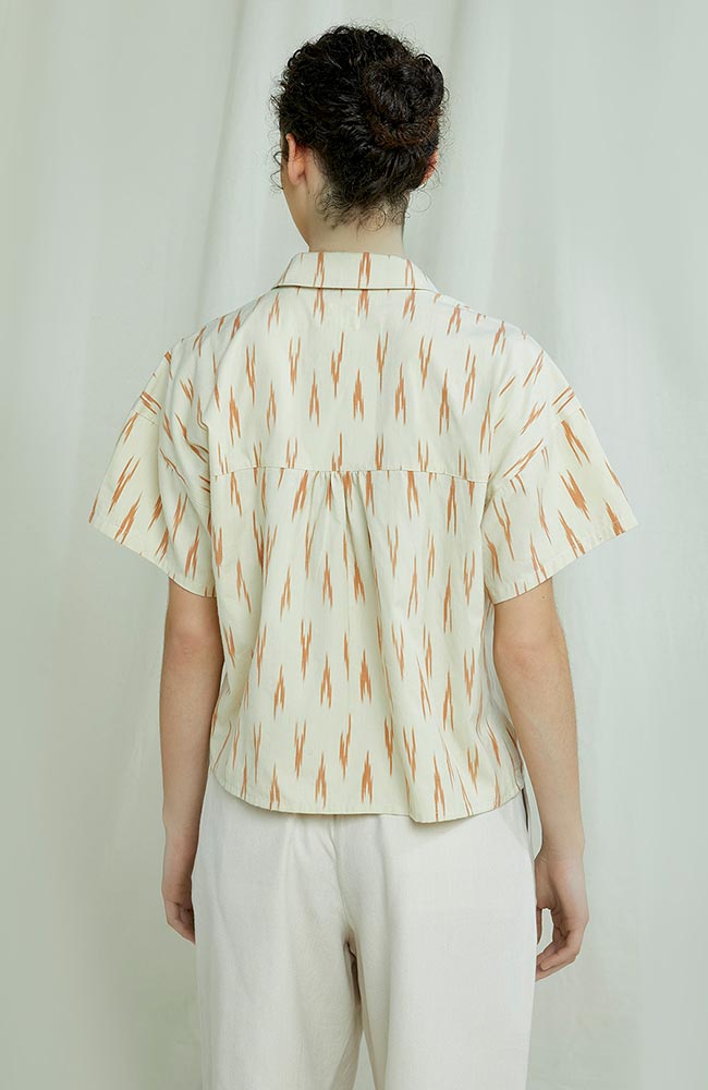 Blouse Dylan Ikat Off White 2