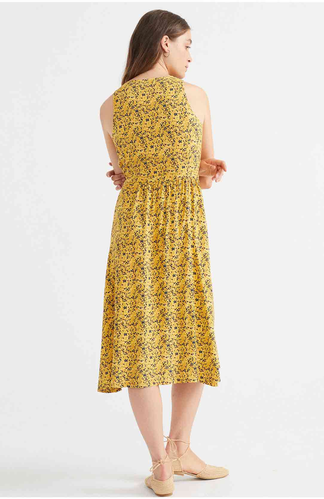 Robe Amapola Jaune Moutarde 1