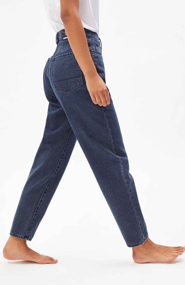 Mairaa Mom Jeans Zwart Blauw 6