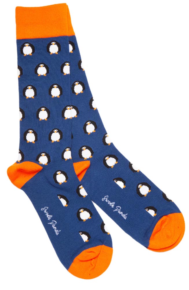 Pinguin-Socken Navy 2