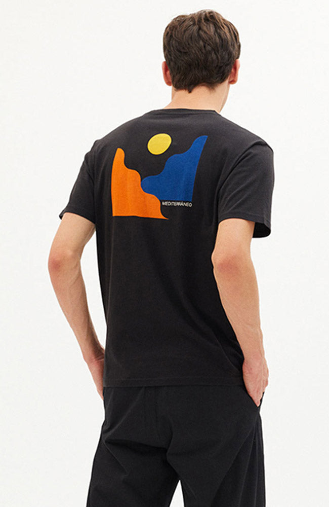 T-Shirt Mediterraneo Zwart 3