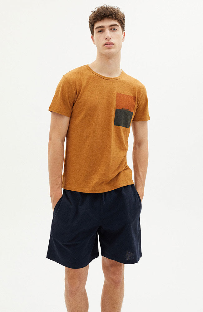 Sunset T-Shirt Braun 2