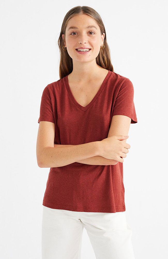 T-Shirt Hemp Teja Red 5