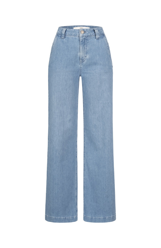 Jeans High Waist Marlene Stone Wash Blau 2