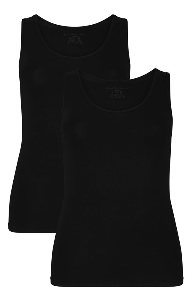 Sleeveless Tops 2-Pack Black 5