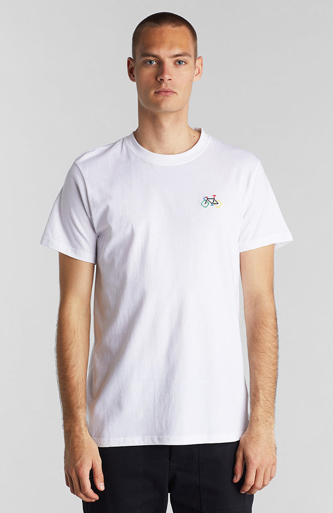 T-Shirt Stockholm Stitch Bike White 3