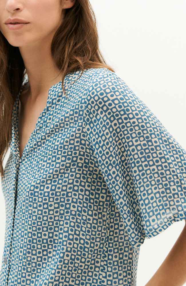 Blouse Dragonfly Spots Blauw 2