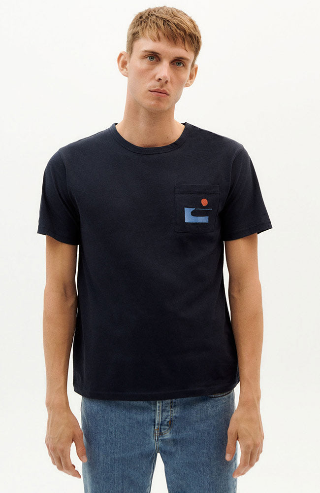 T-Shirt Kinderen Van De Zon Marineblauw 2