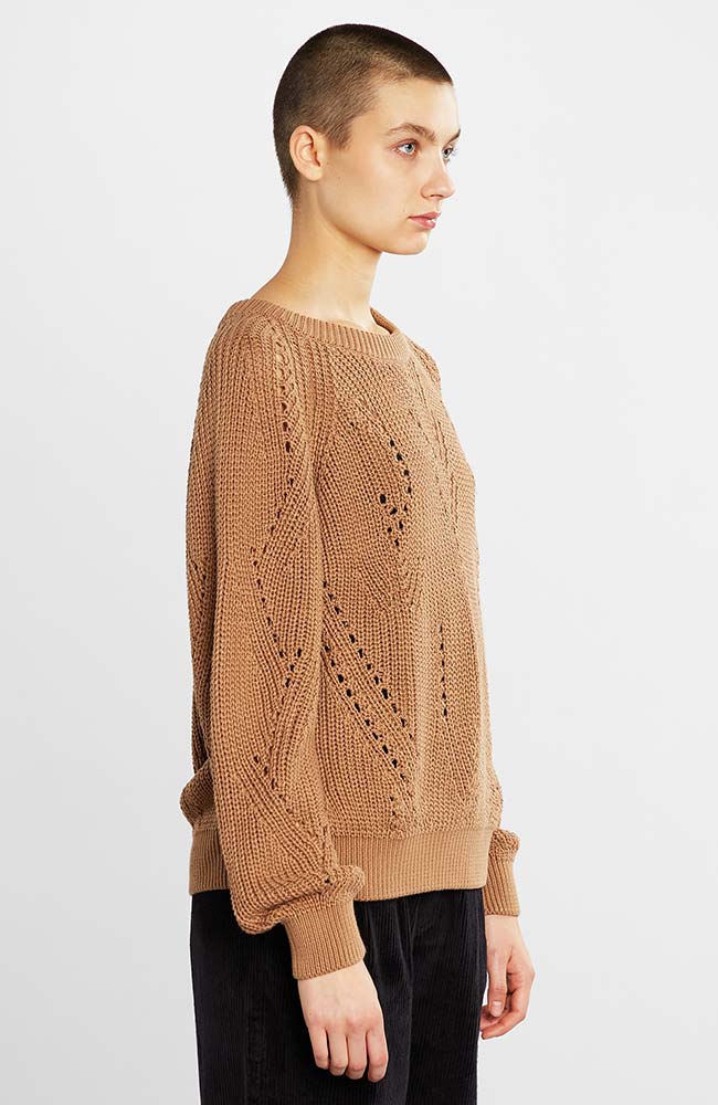 Knitted Sweater Oceklbo Brown 2