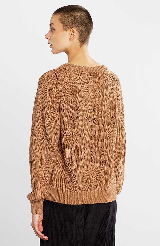 Knitted Sweater Oceklbo Brown 3