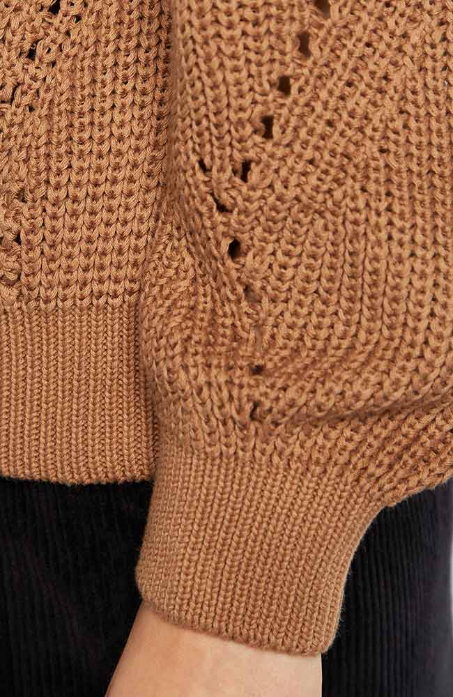 Knitted Sweater Oceklbo Brown 5