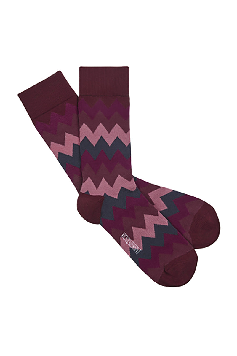 Auberginen Socken 1