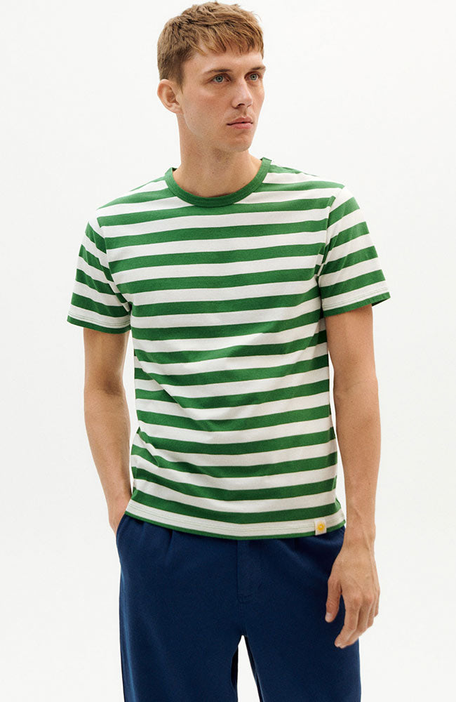 T-Shirt Groene Strepen 1