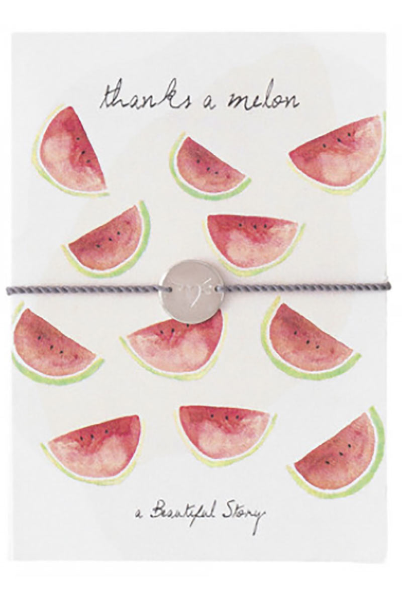 Armband + Ansichtkaart Meloen 1