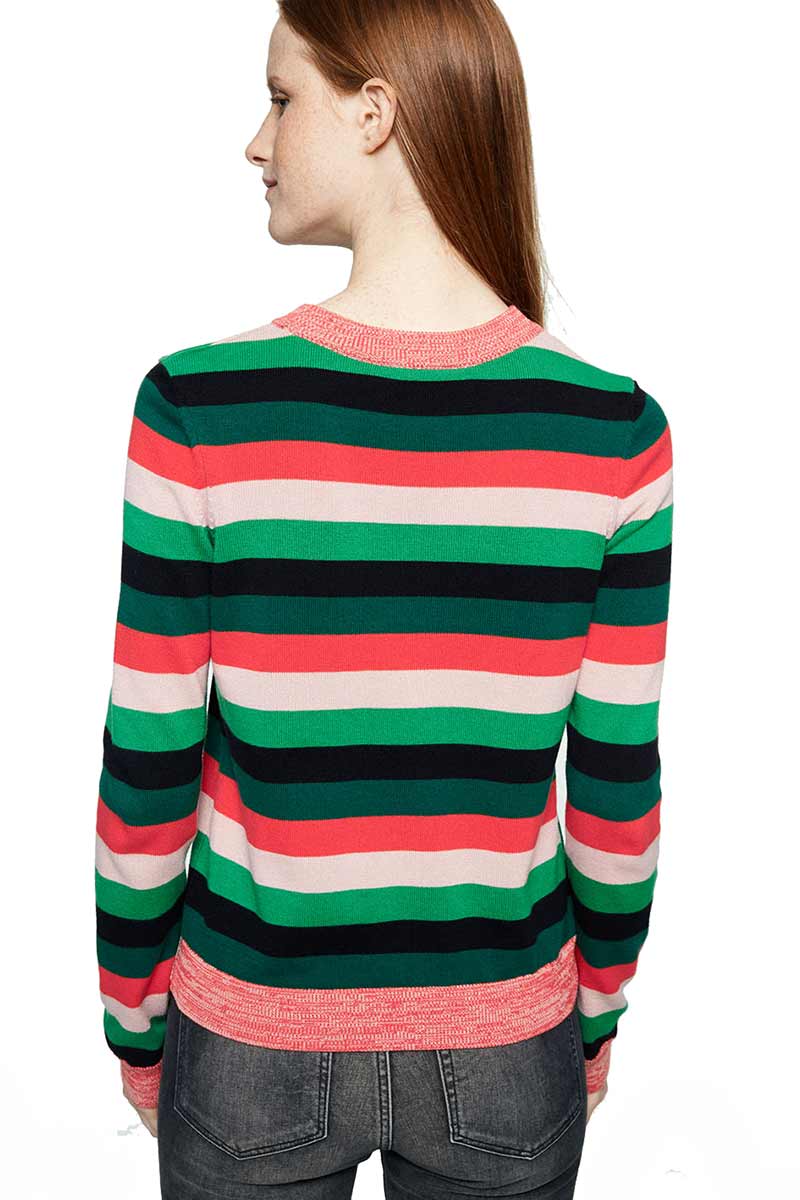 Oxana Stripes Green 2