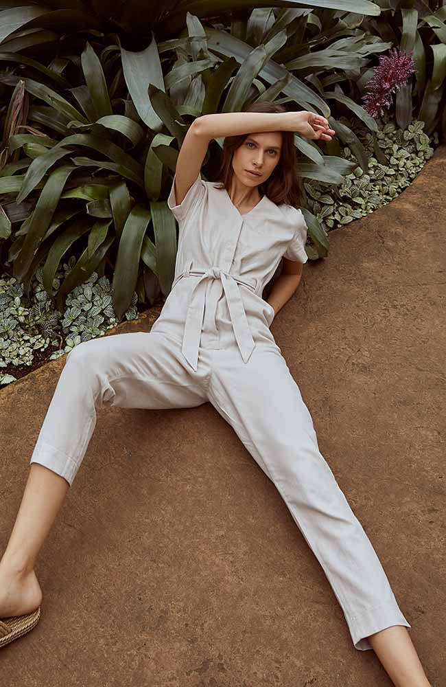 Jumpsuit Vina Licht Beige 6