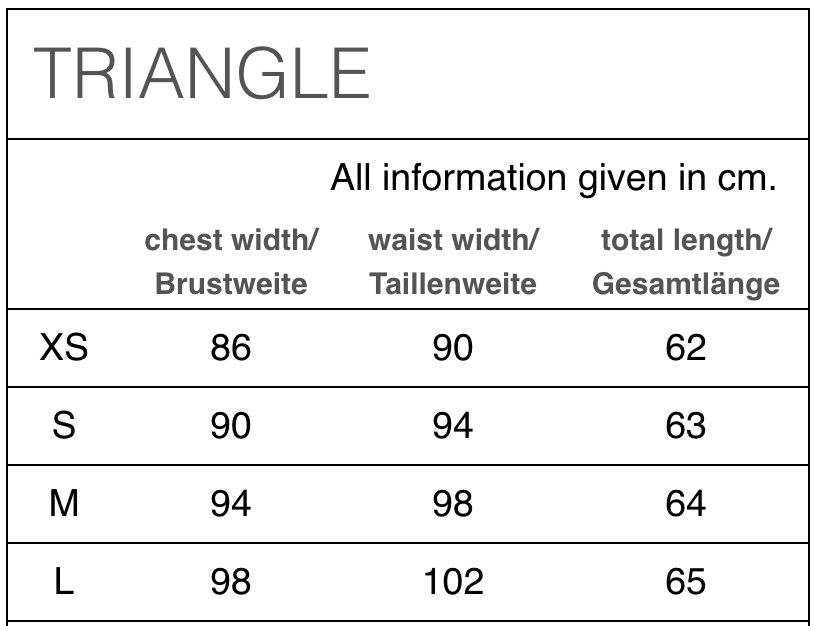 Triangle Top Zwart 1