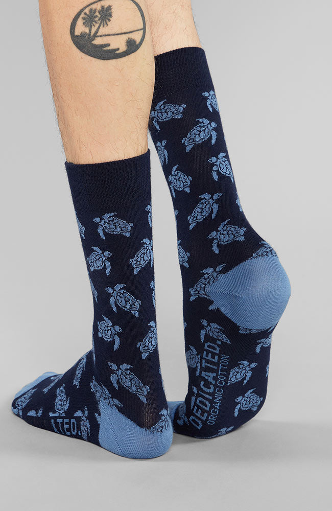 Meeresschildkröten Socken Navy 1