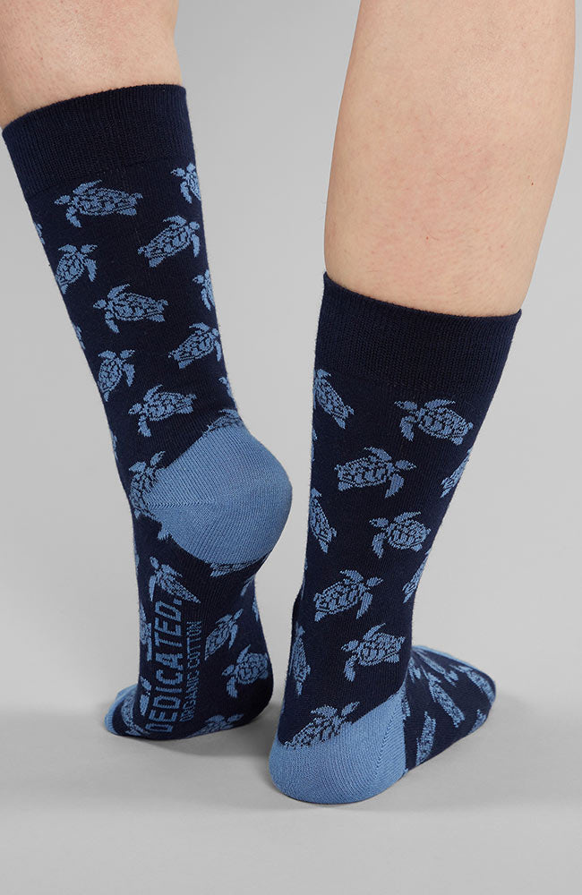 Meeresschildkröten Socken Navy 4