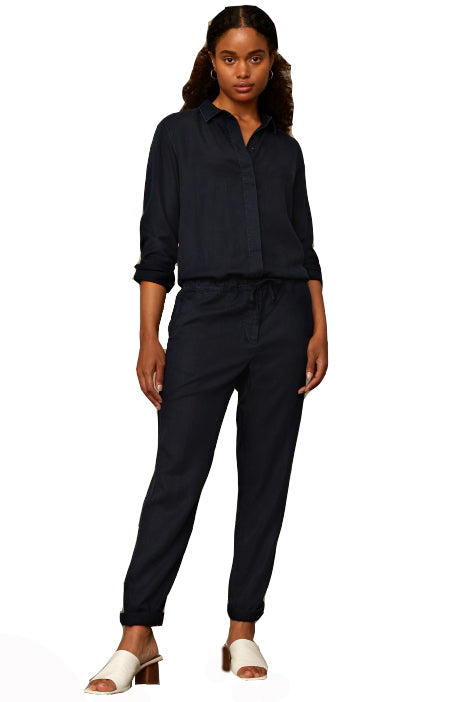 Jumpsuit Stephanie - Donkerblauw/Zwart 6