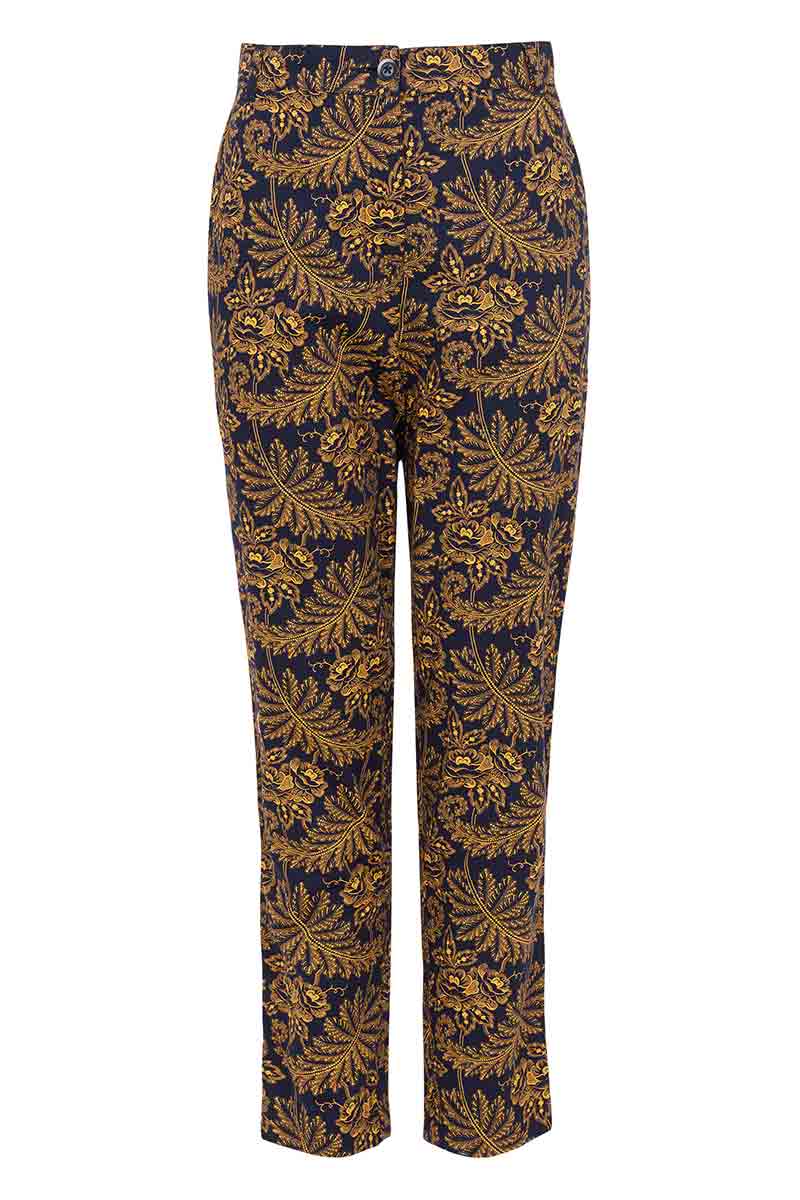 Broek V&A Rosa Zwart Goud 1