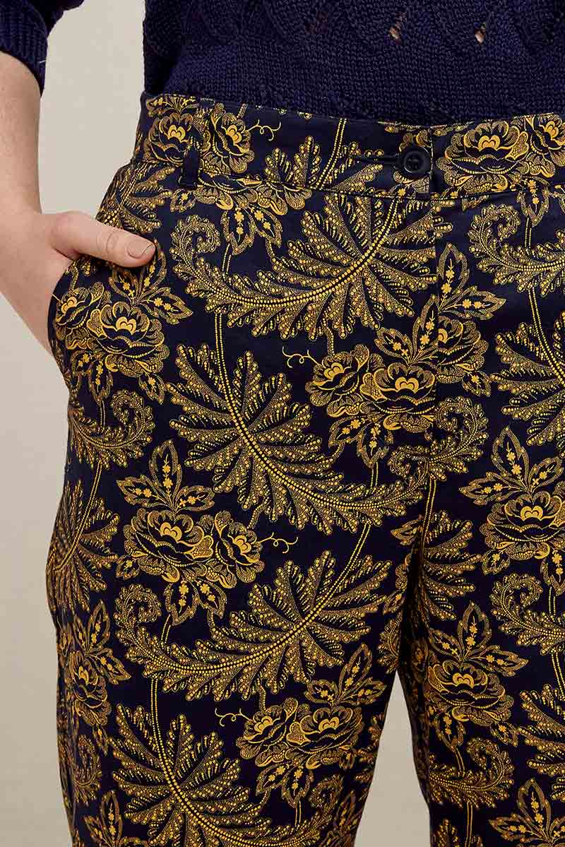 Broek V&A Rosa Zwart Goud 2