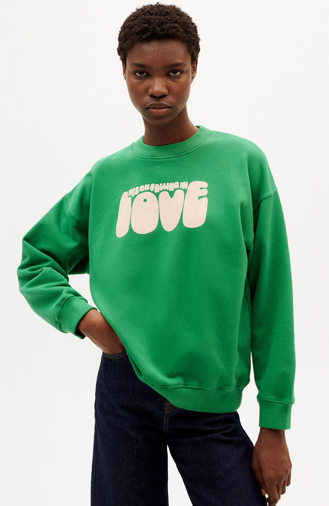 Sweatshirt Ja Liefde Groen 4