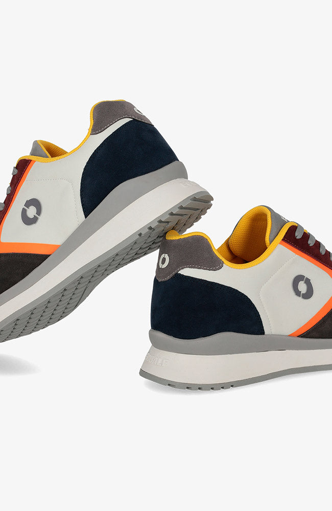 Sneakers Cervino Gebroken Wit & Oranje 4