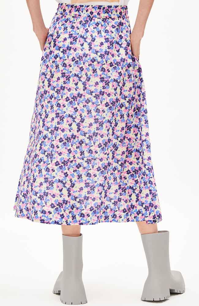 Skirt Elodia Multi Floral Purple 2