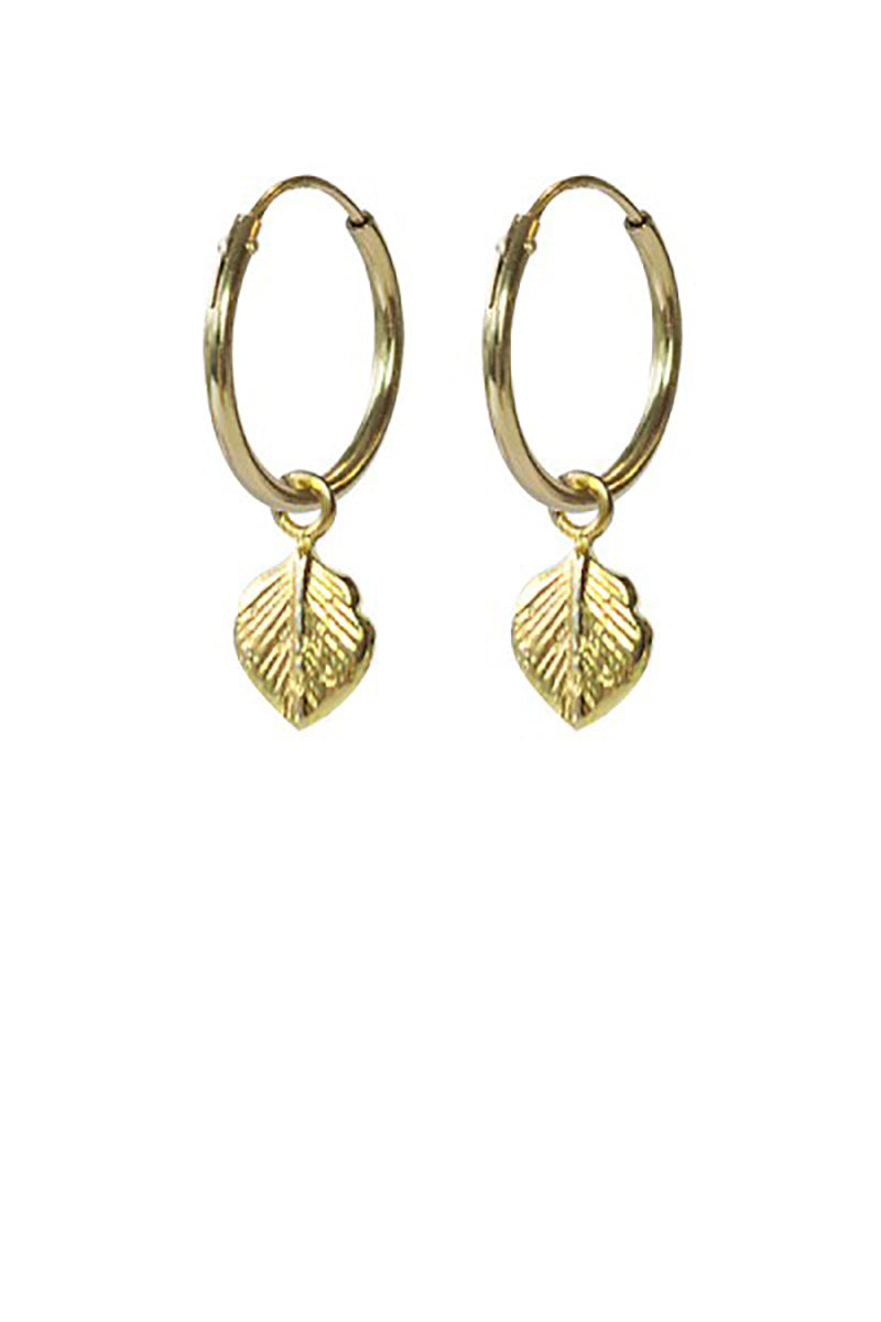 Leaf Earrings - Gold 1