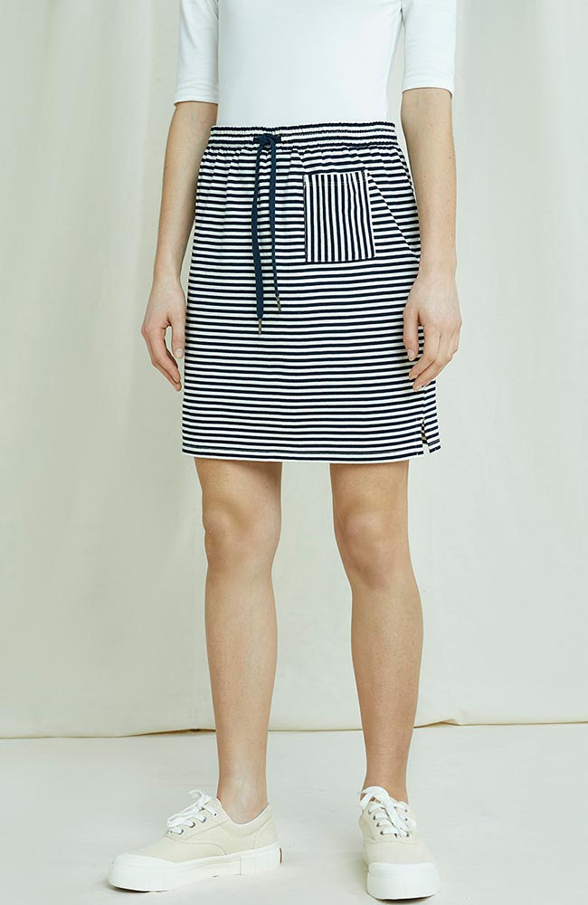 Skirt Leia Blue & White Stripes  6