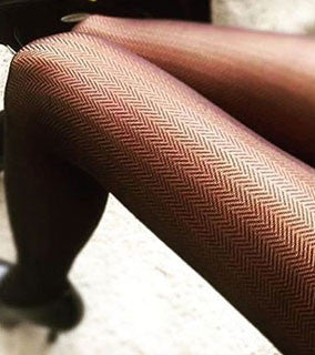 Verbazingwekkend Split Toegeven Nina Fishbone panty zwart met visgraat motief | Sophie Stone