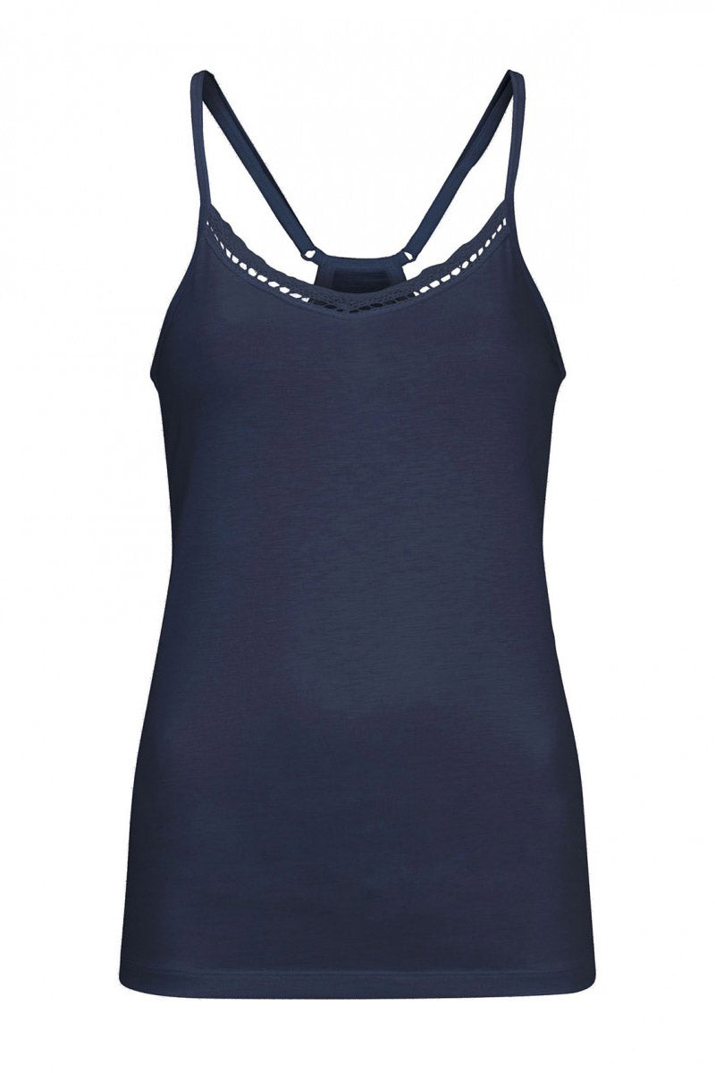 Saida Singlet - Navy 2