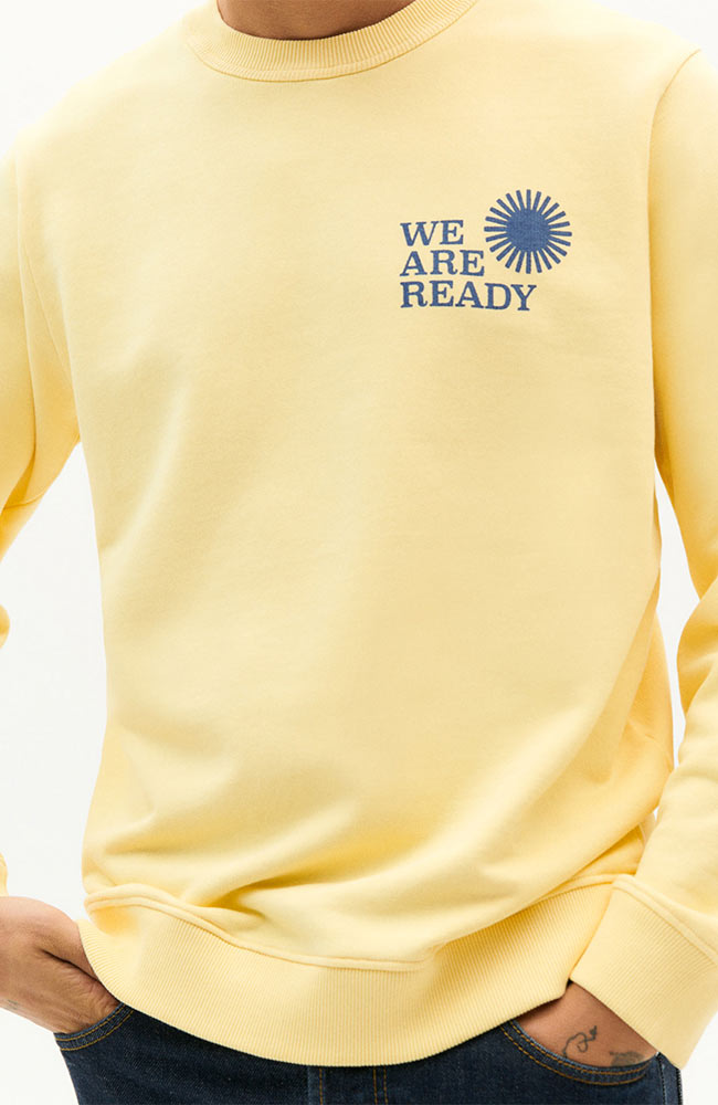 Sweatshirt We Are Ready Yellow 3