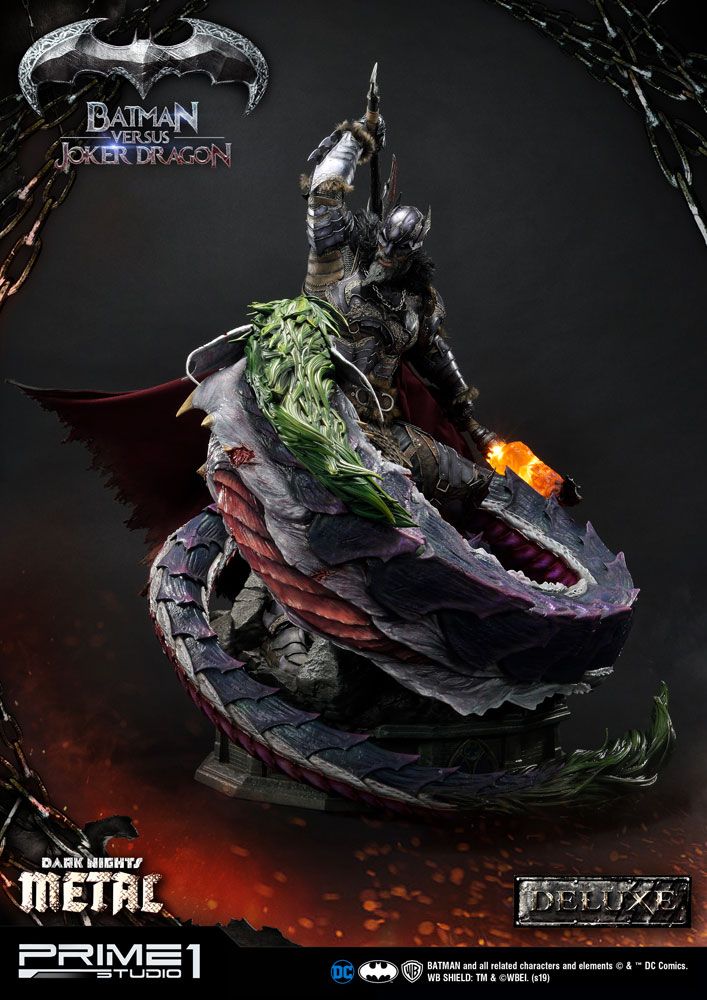 Prime 1 Studio DC Comics Dark Nights: Metal Batman Versus Joker Dragon –  Movie Figures