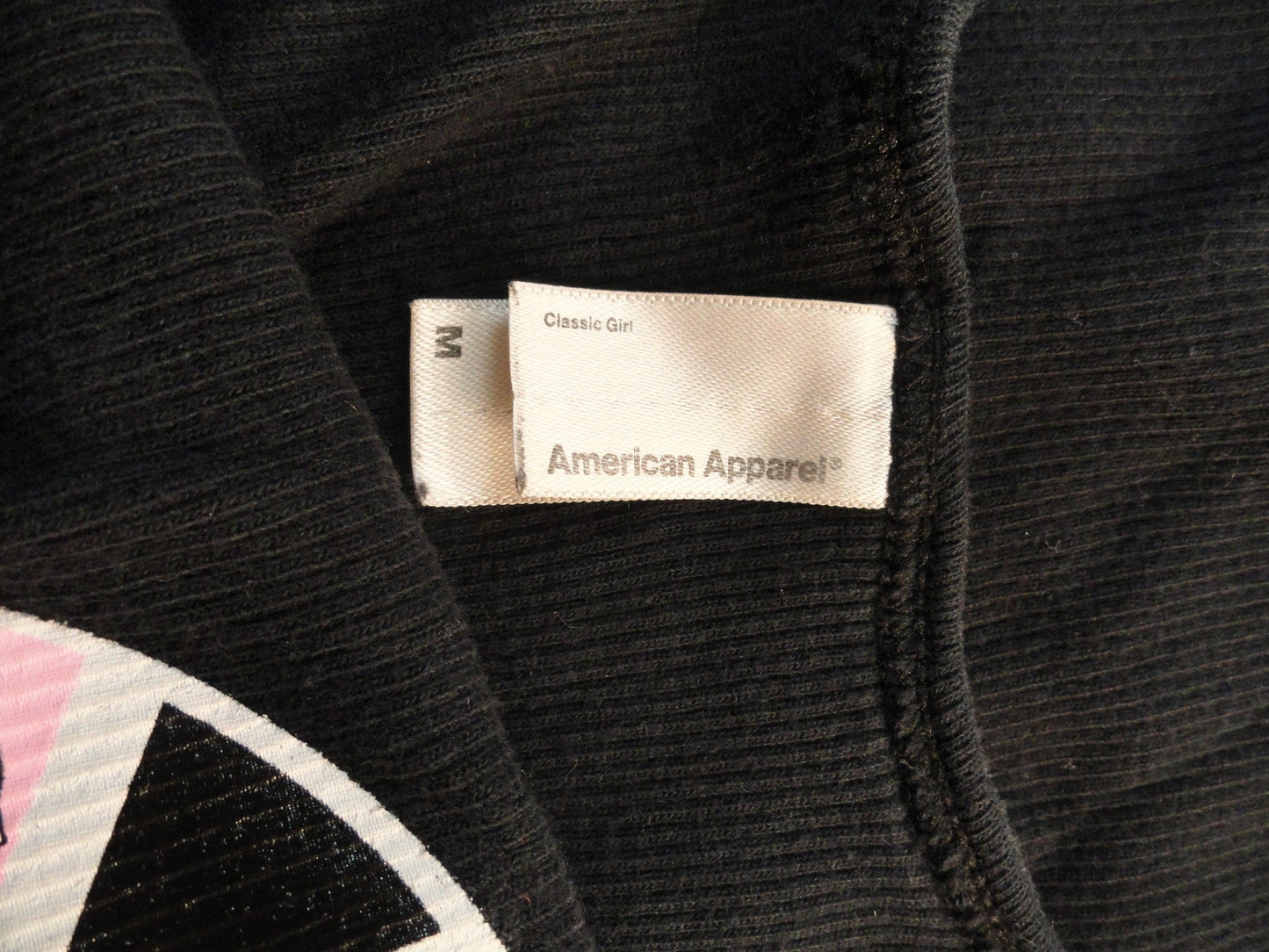 American Apparel Top Black Sz Medium SKU 000096 – Designers On A Dime