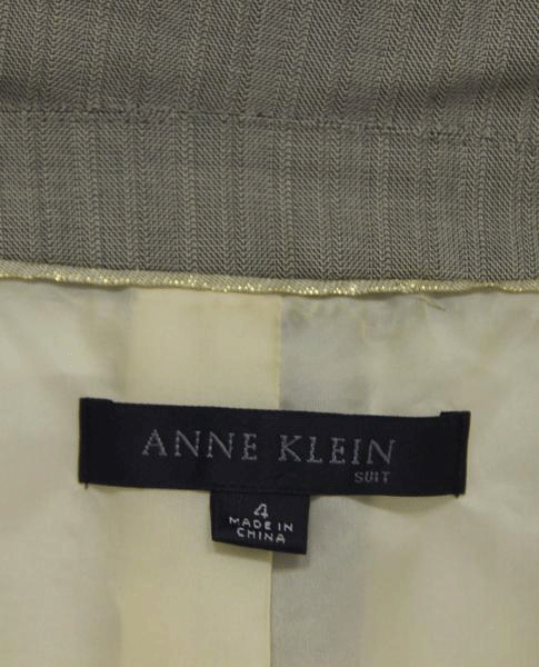 Anne Klein 70's Blazer Tan Herringbone Size 4 SKU 000007 – Designers On ...